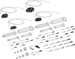 Image of Product. Front orientation. Syringe Dispenser Accessory Kits. Air-Powered Syringe Dispensers .