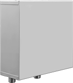 Image of Product. Front orientation. Water Heaters. Point-of-Use Water Heaters, Adjustable Thermostat with Screw—3/4 NPT Male Bottom Pipe Connection.