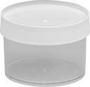 Image of Product. Front orientation. Jars. Plastic Jars, Style F.