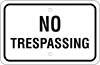 Security and Admittance Signs