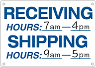 Image of Product. Front orientation. Signs. Write-On Department and Room Signs.