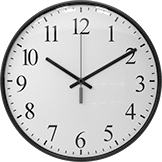 Image of Product. Front orientation. Clocks. Auto-Adjust Clocks, Style D.
