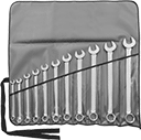 Image of Product. Front orientation. Combination Wrenches. Combination Wrench Sets, Fabric Pouch.