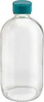 Image of Product. Front orientation. Bottles. Glass Bottles, Round, Clear.