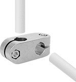 Image of ProductInUse. Front orientation. Conveyor Guide Cross Blocks. Style K.