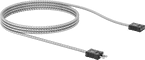 Image of Product. Male × Female Round-Pin Connector. Front orientation. Thermocouple Cords. Armored Thermocouple Cords with Connectors, Round-Pin Male × Round-Pin Female Connector.