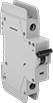 Image of Product. Front orientation. Circuit Breakers. DIN-Rail Mount Branch Circuit Breakers, 1 Pole—Toggle-Switch Style.