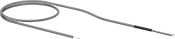 Image of Product. With Wire Leads. Front orientation. Thermocouples. Thermocouple Probes with Armored Cable for Air and Surfaces , Probes with Cable, Wire Leads.