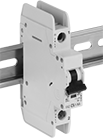 Image of ProductInUse. Front orientation. Circuit Breakers. DIN-Rail Mount Branch Circuit Breakers.