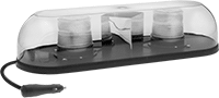 Image of Product. Front orientation. Indicator Lights. Strobe Indicator Light Bars with Vehicle Plug.