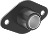 High-Speed Light Duty Dry-Running Mounted Sleeve Bearings with Two-Bolt Flange