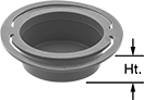Image of Product. Front orientation. Contains Annotated. Protective Plugs. Pull-Tab-Release Hollow Plugs.