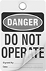 Machine and Equipment Operation Tags with Laminating Flap