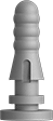 Image of Product. Front orientation. Standoffs. Vibration-Damping Snap-In Standoffs.