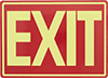 Glow-in-the-Dark Exit Signs