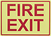 Glow-in-the-Dark Exit Signs