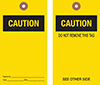 Machine and Equipment Operation Tags