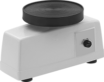 Image of Product. Front orientation. Vibrating Tables. Round-Platform Vibrating Tables, 12 lb. Capacity.