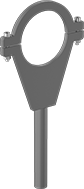 Image of Product. Front orientation. Robot Cable and Hose Carrier Clamps. End-of-Robot-Arm-Mount Cable and Hose Carrier Clamps.