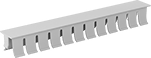 Image of Product. Front orientation. Conveyor Roller Gap Covers.