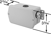 Image of Product. Front orientation. Contains Annotated. Differential Pressure Transmitters. Differential Pressure Transmitters for Liquids, Steel Housing.