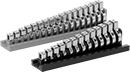 Image of Product. Wrench Head Set with Plastic Clip Rail. Front orientation. Wrench Heads. Wrench Head Sets, Plastic Clip Rail.