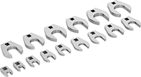 Image of Product. Wrench Head Set. Front orientation. Wrench Heads. Wrench Head Sets.
