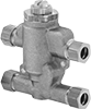Temperature-Regulating Valves with Compression Fittings for Drinking Water