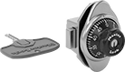 Image of Product. Front orientation. Locker Locks. ADA Compliant.