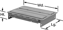 Image of Product. Front orientation. Contains Annotated. Magnetic Filters. Magnetic Plate Filters, Hinged Mount.