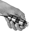 Compact UV and White Light Video Microscopes