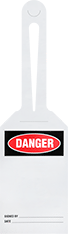 Image of Product. Front orientation. Tags. Machine and Equipment Operation Tags, Blank, Danger.