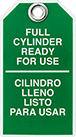 Image of Product. Front orientation. Tags. Liquid and Gas Tags, Full Cylinder Ready For Use/Cilindro Lleno Listo Para Usar.