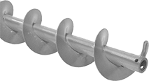 Image of Product. Front orientation. Screw Conveyors. Screws.