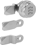 Image of Product. Front orientation. Cam Locks and Latches. Resettable Combination Cam Locks.