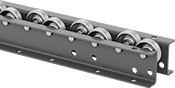 Image of Product. Front orientation. Flow Rails. Flow Rails, With Wheels, Style L.