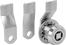 Image of Product. Front orientation. Cam Locks and Latches. Compression Square-Drive Cam Locks, Style B.