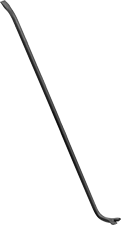 Image of Product. Front orientation. Pry Bars. Nail-Pulling Pry Bars, Style B—Deep-Offset Claw End  ×  Offset Chisel End.