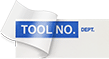 Image of Product. Front orientation. Labels. Material Tracking Labels with Laminating Flap , Blank, Tool No..