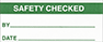 Image of Product. Front orientation. Labels. Material Tracking Labels , Safety Checked.
