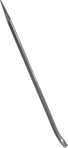 Image of Product. Front orientation. Pry Bars. Pry Bars, Style H—Offset Chisel End  ×  Straight Pointed End.