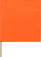 Image of Product. Front orientation. Safety Flags. Solid.