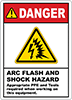 Illustrated Electrical Hazard Labels 