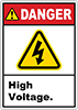 Illustrated Electrical Hazard Labels 