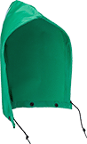 Image of Product. Front orientation. Hoods. Chemical-Resistant Rain Jackets.