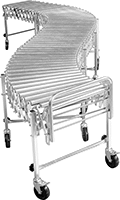 Image of Product. Front orientation. Conveyors. Flexible Roller Conveyors.