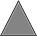 Image of Product. Front orientation. Triangle. Magnetic Chart Shapes .