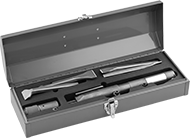 Image of Product. Front orientation. Needle Scalers. Economy Air-Powered Needle Scalers with Chisels.