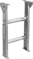 Image of Specification. Replacement Stands. Front orientation. Conveyors. Motorized Roller Conveyors, Conveyor Extension.