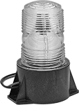 Image of Product. Front orientation. Indicator Lights. Surface-Mount Narrow-Dome Strobe Indicator Lights.